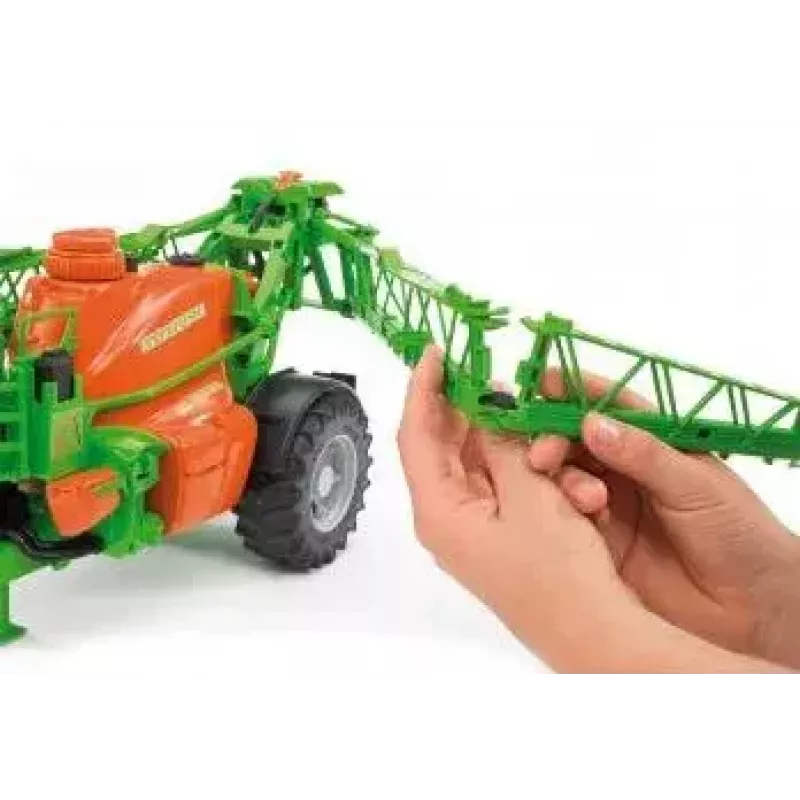 Accessoire voor BRUDER Amazone UX 5200 model op schaal — kunststofdeel groen en oranje