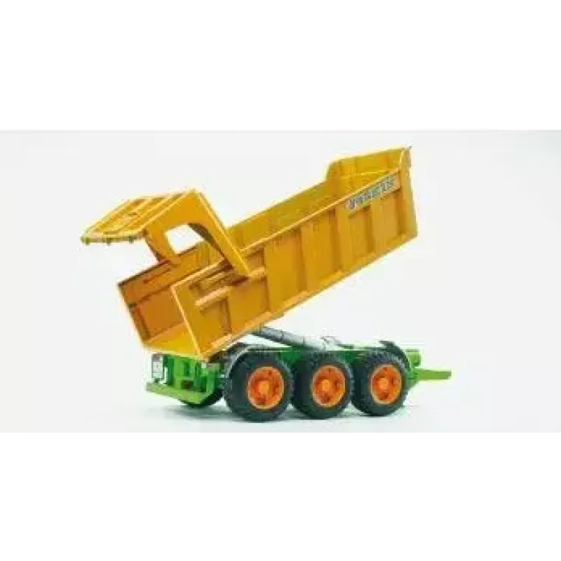 Bruder Joskin kiepaanhanger, 1:16, groen/geel