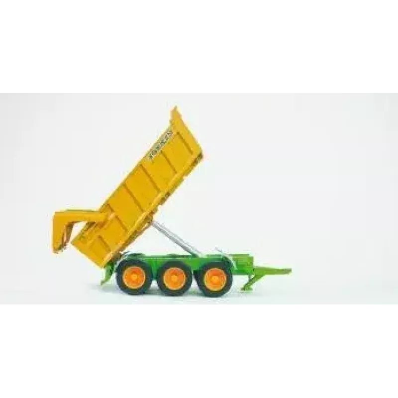 Bruder Joskin kiepaanhanger, 1:16, groen/geel