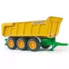 Bruder Joskin kiepaanhanger, 1:16, groen/geel
