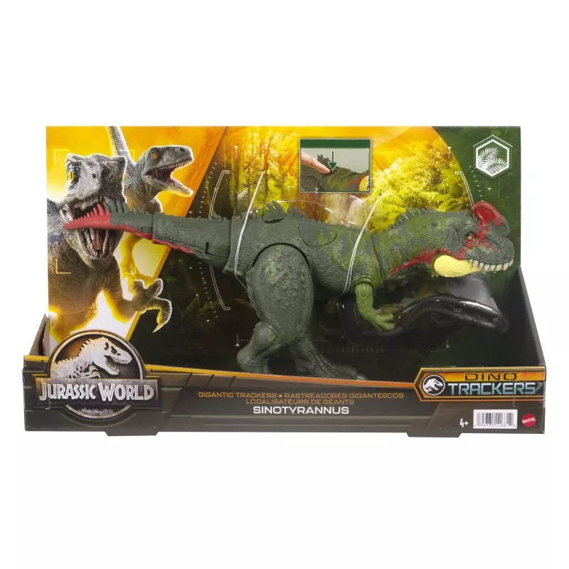 Jurassic World GIGANTIC TRACKERS Sinotyrannus groen rood kunststof 4+