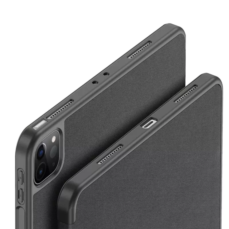 Nevox Vario Series 2347 bookcase voor Apple iPad Pro 13 inch (33 cm) M4/M5, PU, magnetische sluiting, grijs