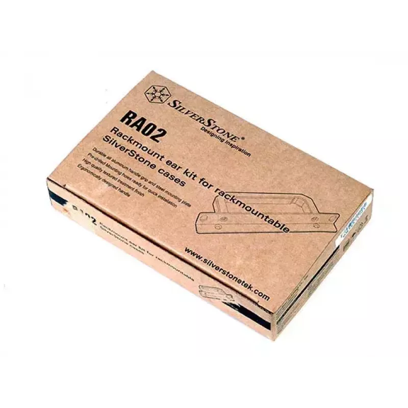 SilverStone SST-RA02B Rackmontageset voor GD07/GD08/GD09/GD10-behuizingen, zwart