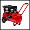 Einhell TE-AC 50 Silent 4020620 luchtcompressor, 1500 W, 50 l, 8 bar, rood/zwart