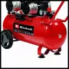 Einhell TE-AC 50 Silent 4020620 luchtcompressor, 1500 W, 50 l, 8 bar, rood/zwart