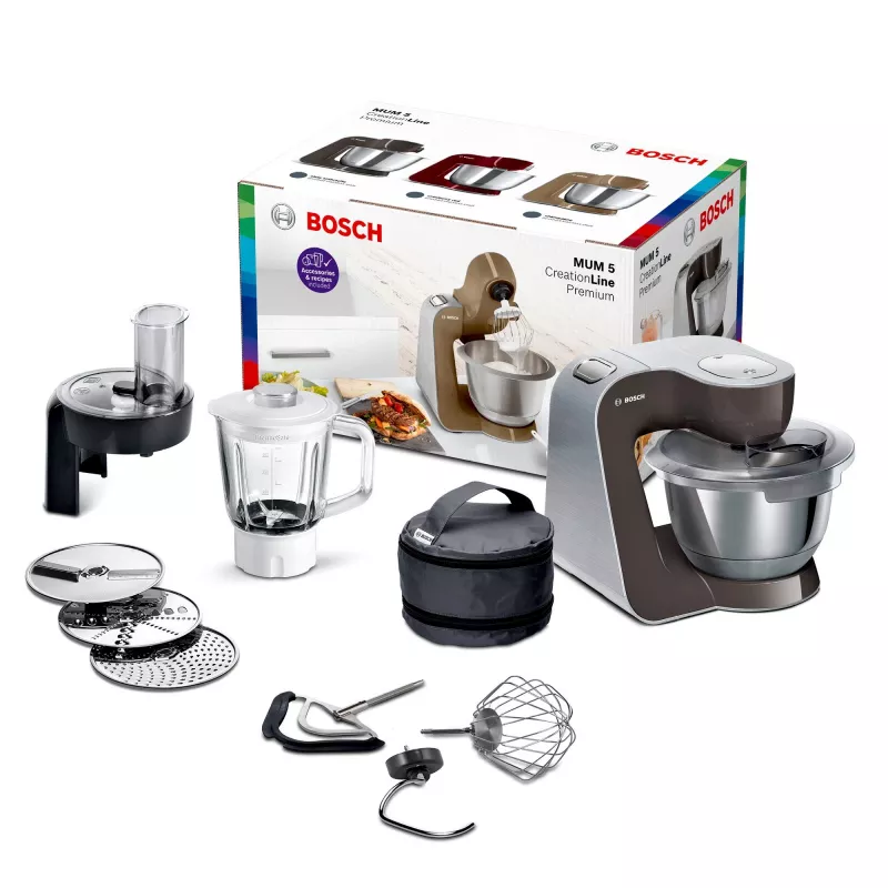 Bosch MUM58A20 keukenmachine 1000 W 3.9 L antraciet, zilver