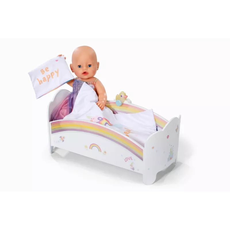 Zapf Creation BABY born Rainbow Bed 835999 poppenmeubels