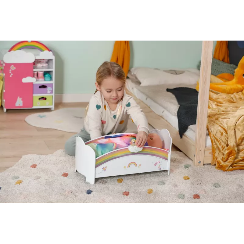 Zapf Creation BABY born Rainbow Bed 835999 poppenmeubels