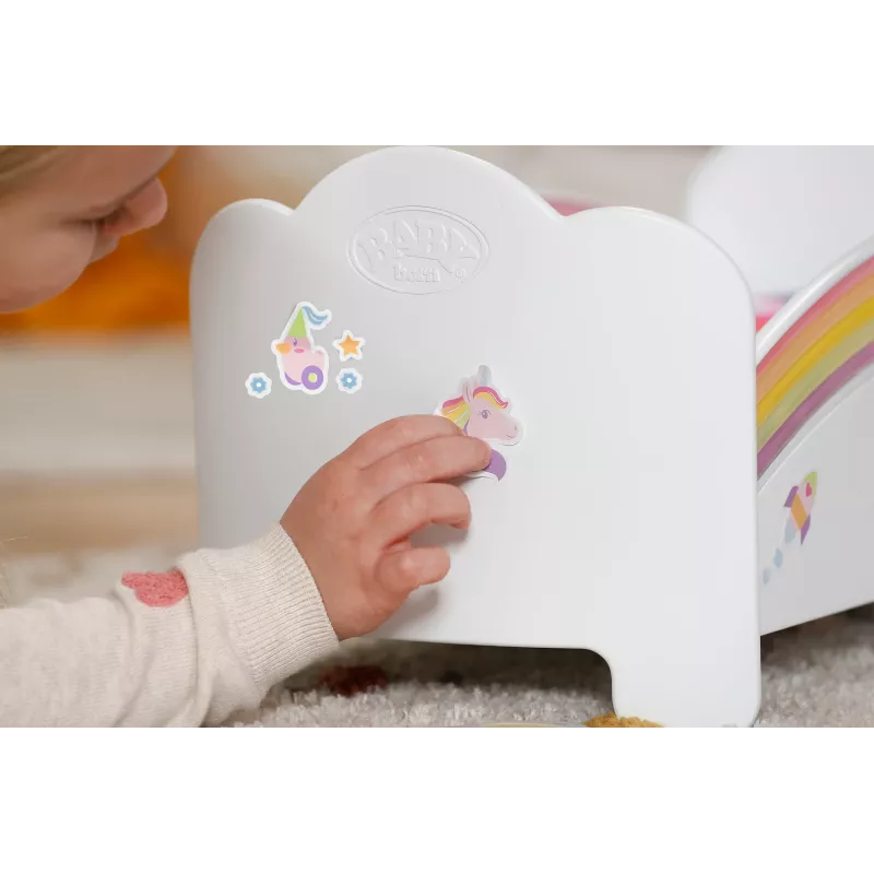 Zapf Creation BABY born Rainbow Bed 835999 poppenmeubels