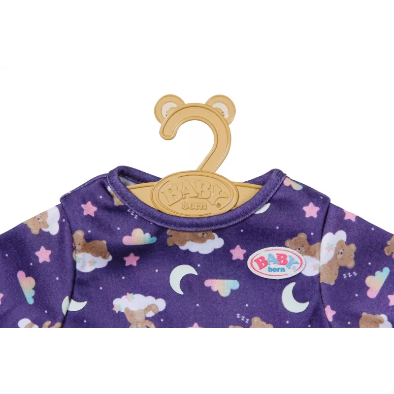 BABY born teddy slaapanzug Glow in the Dark, poppen-strampler, 1 jaar