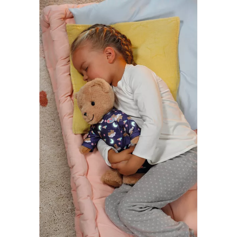 BABY born teddy slaapanzug Glow in the Dark, poppen-strampler, 1 jaar