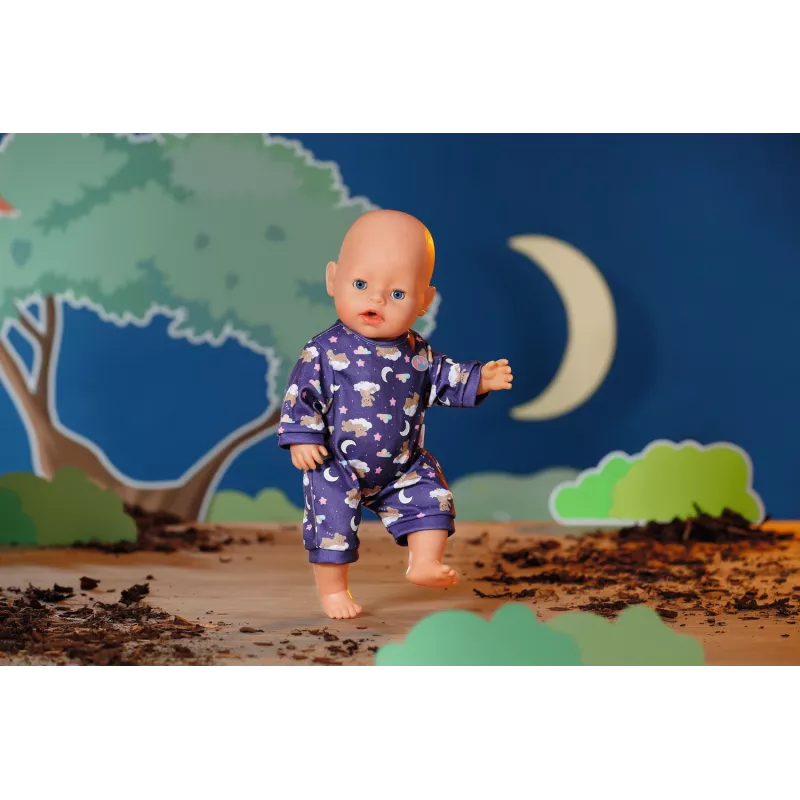 BABY born teddy slaapanzug Glow in the Dark, poppen-strampler, 1 jaar