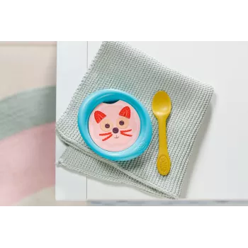 BABY born voerset – poppenvoeraccessoire met wateractieve maaltijdafbeeldingen