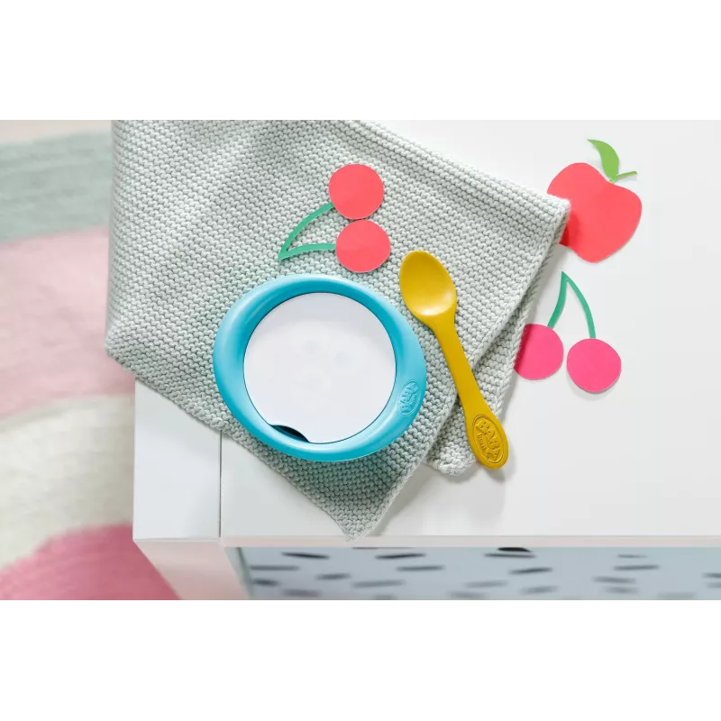 BABY born voerset – poppenvoeraccessoire met wateractieve maaltijdafbeeldingen