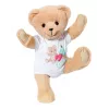 Knuffel zapf creation BABY born Singing Teddy 837962 — pluchen zingende teddybeer voor poppen