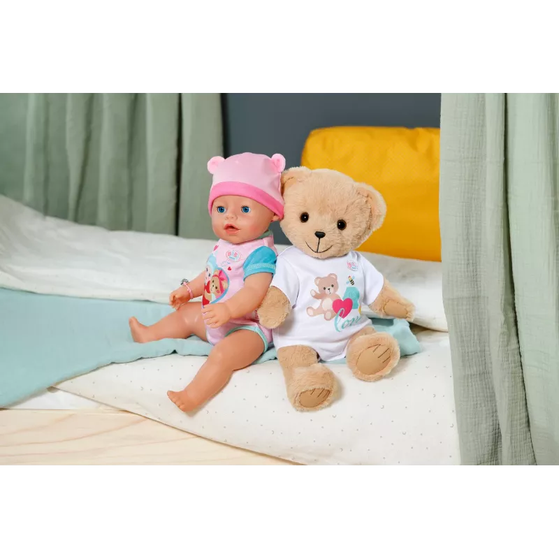 Knuffel zapf creation BABY born Singing Teddy 837962 — pluchen zingende teddybeer voor poppen