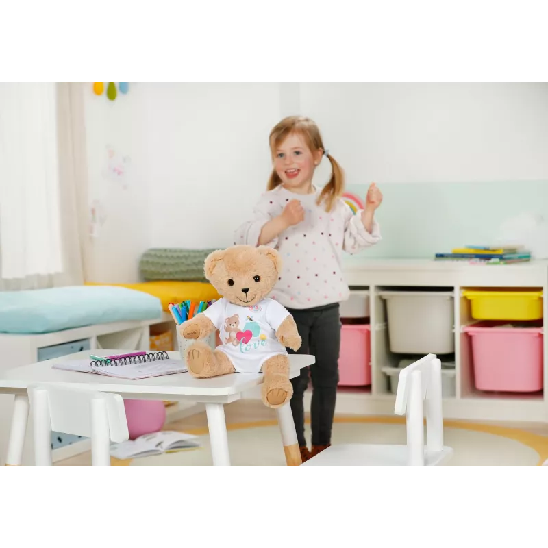 Knuffel zapf creation BABY born Singing Teddy 837962 — pluchen zingende teddybeer voor poppen