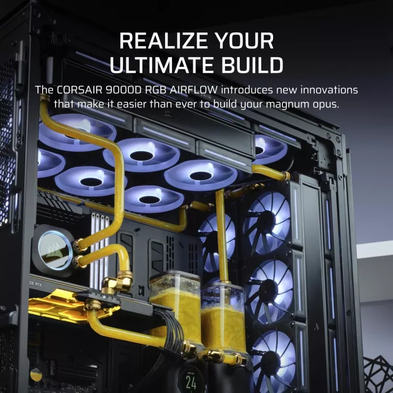 CORSAIR pc-behuizing – 9000D RGB Airflow Super Full-Tower