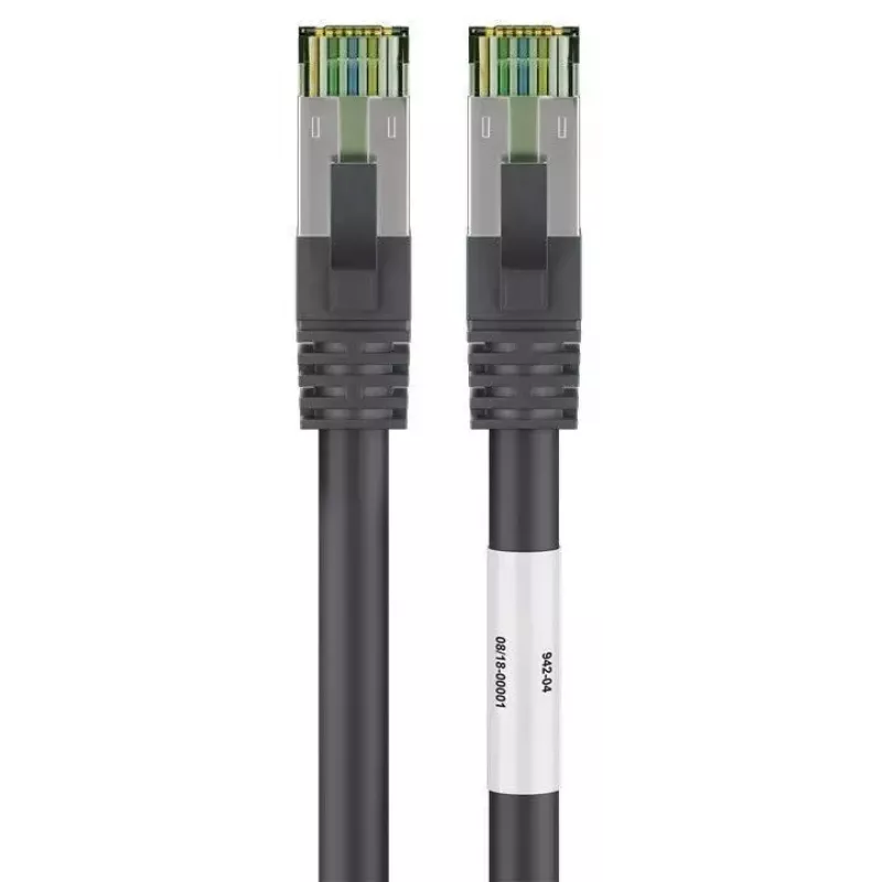 Netwerkkabel Goobay CAT 8.1 Patchkabel RJ-45 Cat8.1 5m zwart