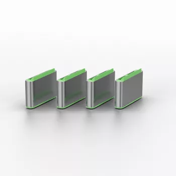 Poortblokkeersleutel Lindy USB Type-C poortblokkeersleutel 4-pack groen