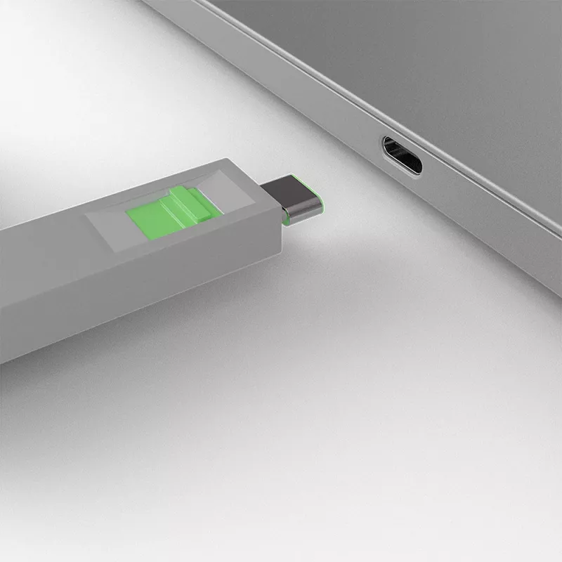 Poortblokkeersleutel Lindy USB Type-C poortblokkeersleutel 4-pack groen
