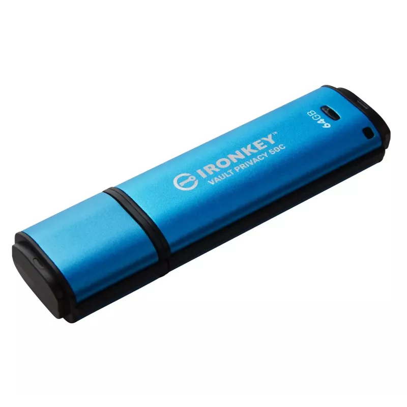Kingston Technology IronKey 64GB USB-C Vault Privacy 50C AES-256 versleuteld, FIPS 197