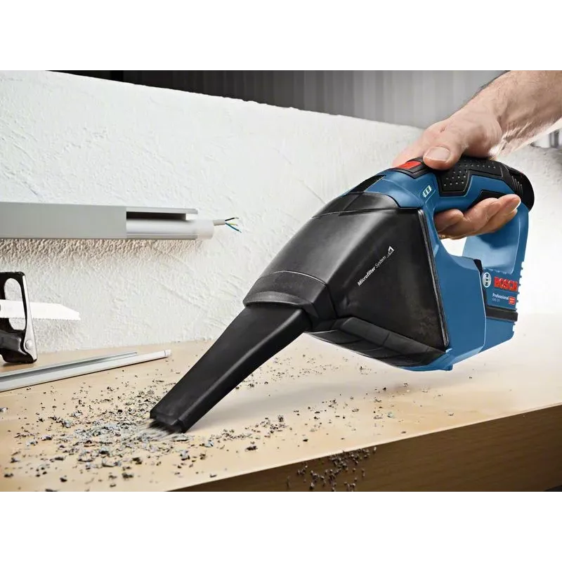Bosch GAS 12V Professional handstofzuiger zwart, blauw, rood zakloos