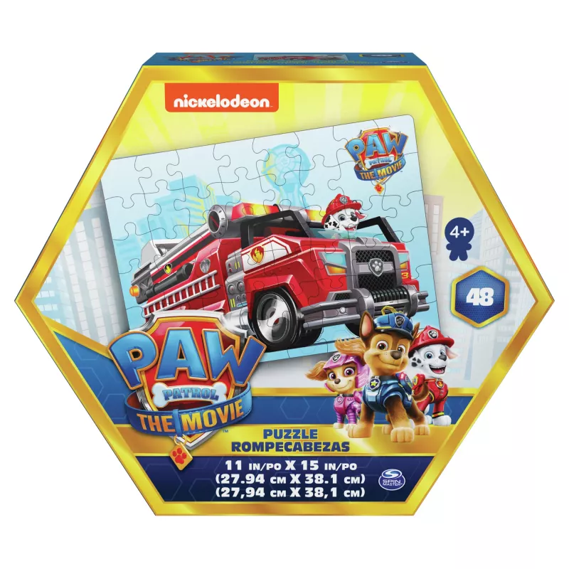 Spellen PAW Patrol De Film, 48-delige puzzel voor kinderen vanaf 4 jaar, Chase