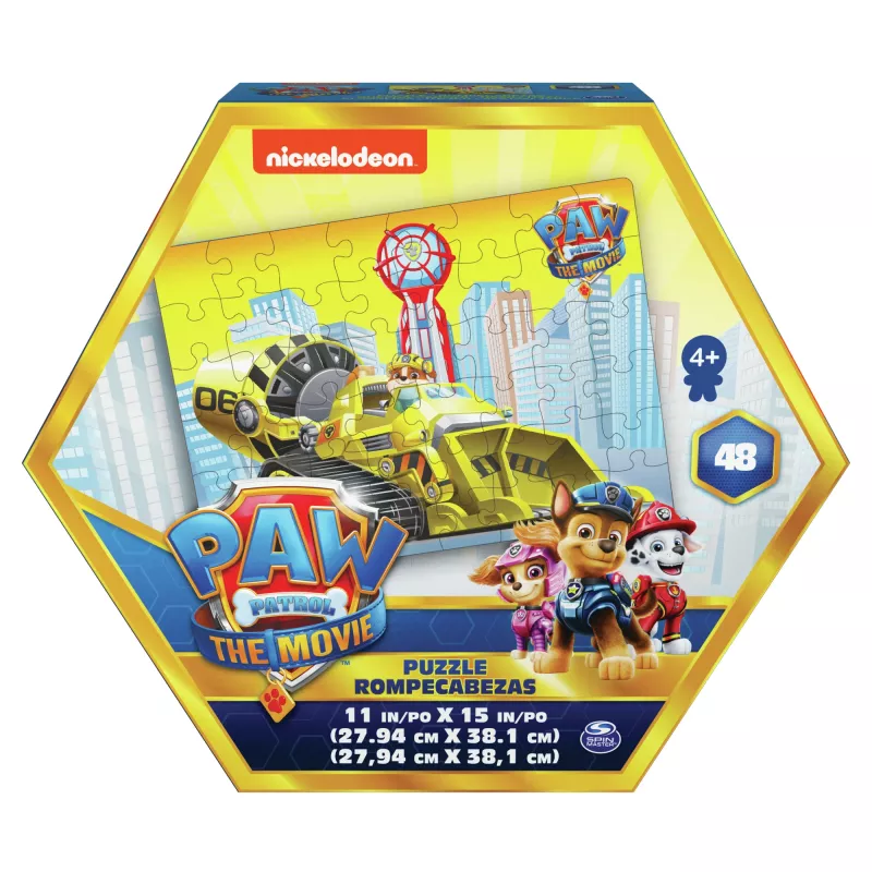 Spellen PAW Patrol De Film, 48-delige puzzel voor kinderen vanaf 4 jaar, Chase