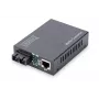DIGITUS mediaconverter, multimode 10/100Base-TX naar 100Base-FX, incl. voeding SC-stekker, tot 2 km