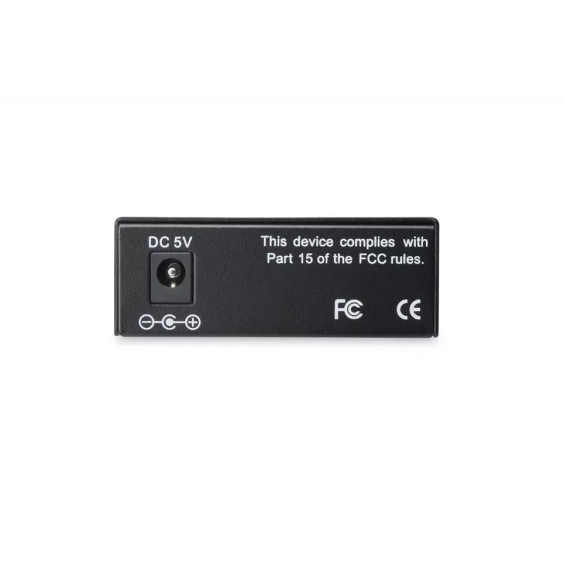 DIGITUS mediaconverter, multimode 10/100Base-TX naar 100Base-FX, incl. voeding SC-stekker, tot 2 km