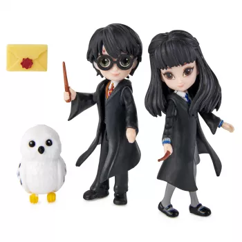 Wizarding World, Magical Minis Harry Potter en Cho Chang vriendschapsset met wezen, speelgoed voor kinderen vanaf 5 jaar