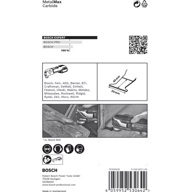 Bosch 2 608 900 012 multigereedschap-opzetstuk invalzaagblad