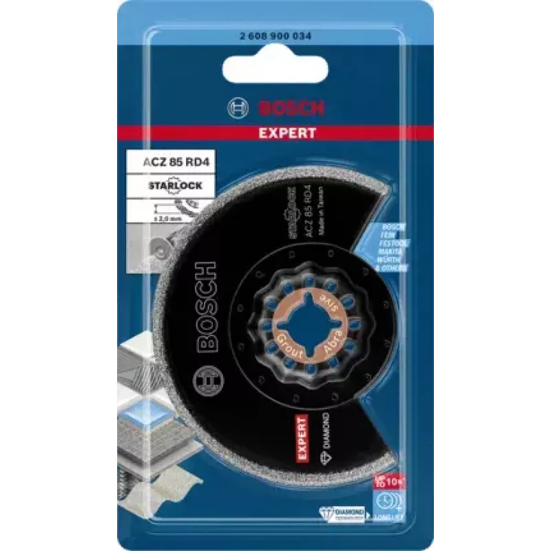 Bosch Expert ACZ 85 RD4 2 608 900 034 diamant segmentzaagblad, Grout + Abrasive, Ø 85 mm, snijbreedte 2 mm