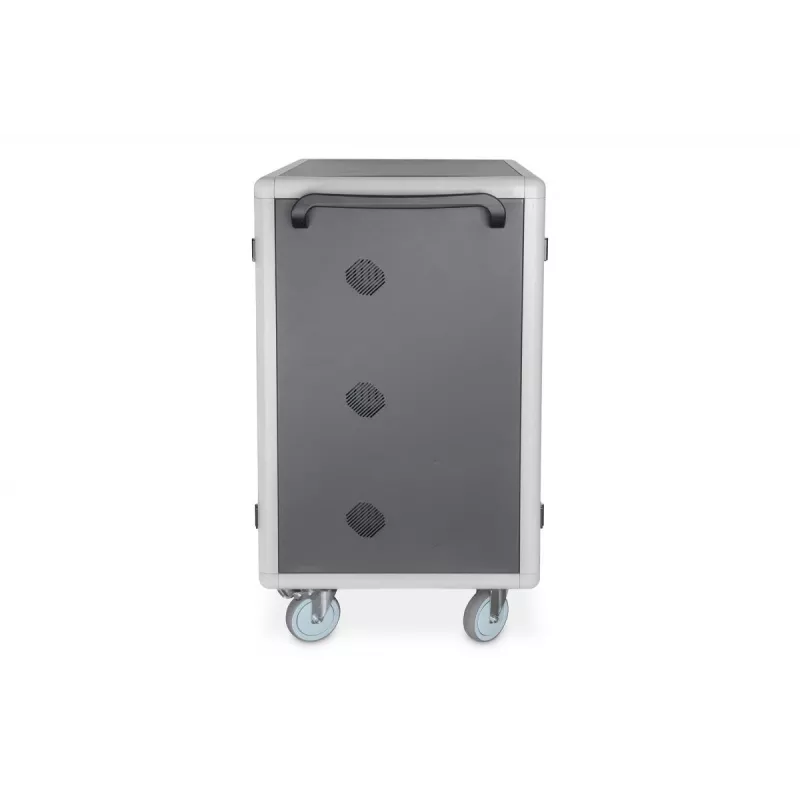 DIGITUS laad- en opbergwagen 15,6 inch USB-C 30 laadplaatsen PDU ventilator 1260 x 824 x 650 mm