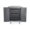 DIGITUS laad- en opbergwagen 15,6 inch USB-C 30 laadplaatsen PDU ventilator 1260 x 824 x 650 mm