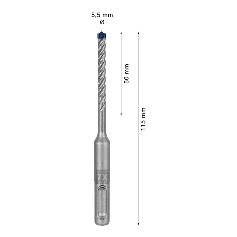 Boor Bosch SDS plus-7X 5,5 mm 115 mm