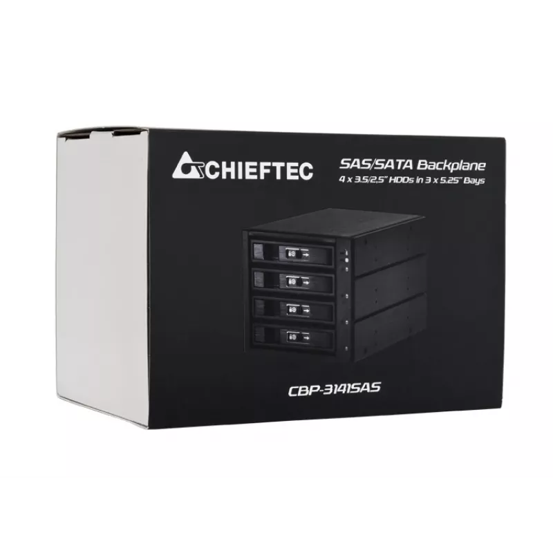Chieftec CBP-3141SAS drive-schachtblende zwart