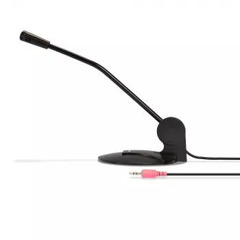 Lindy 3,5mm audio desktopmicrofoon, conferentiemicrofoon, 54 dB, 30 - 10000 Hz, 0,5 %, 2200 Ω, unidirectioneel