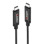 Lindy 5m actieve USB 3.2 Gen 2 C/C-kabel, 5 m, USB-C, USB-C, USB 3.2 Gen 2 (3.1 Gen 2), 10 Gbit/s, zwart
