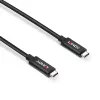 Lindy 5m actieve USB 3.2 Gen 2 C/C-kabel, 5 m, USB-C, USB-C, USB 3.2 Gen 2 (3.1 Gen 2), 10 Gbit/s, zwart