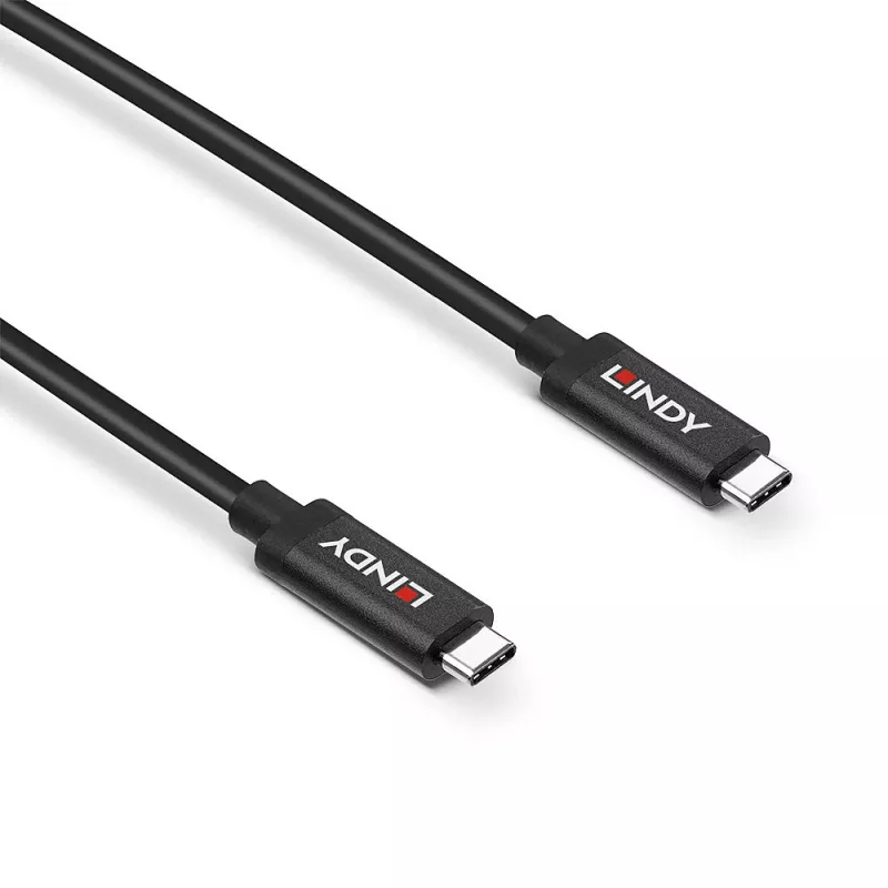 Lindy 5m actieve USB 3.2 Gen 2 C/C-kabel, 5 m, USB-C, USB-C, USB 3.2 Gen 2 (3.1 Gen 2), 10 Gbit/s, zwart