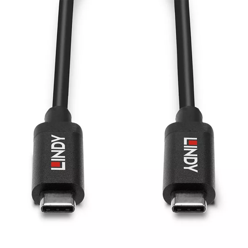 Lindy 5m actieve USB 3.2 Gen 2 C/C-kabel, 5 m, USB-C, USB-C, USB 3.2 Gen 2 (3.1 Gen 2), 10 Gbit/s, zwart