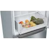 Bosch Serie 2 KGN33NLEB koel-vriescombinatie, vrijstaand, 279 l, No Frost, E, roestvrij staal