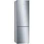 Bosch Serie 6 KGE39ALCA koel-vriescombinatie, vrijstaand, 201 cm, vriezer 94 l, C, roestvrij staal