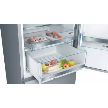 Bosch Serie 6 KGE39ALCA koel-vriescombinatie vrijstaand 343 l RVS