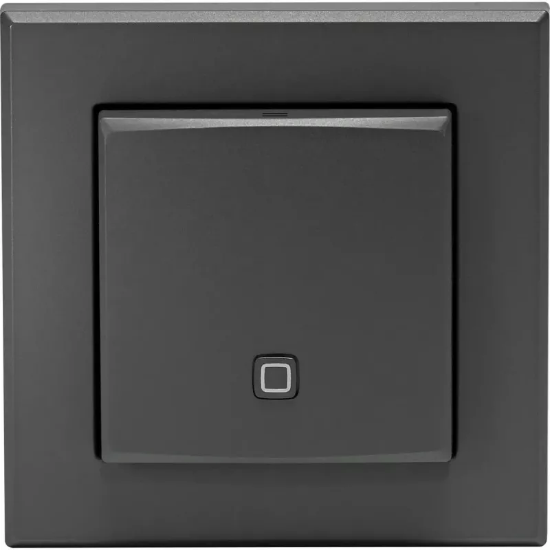 Binnentemperatuur- en vochtigheidssensor HomeMatic HmIP‑STH‑A antraciet, draadloze smart-home-sensor