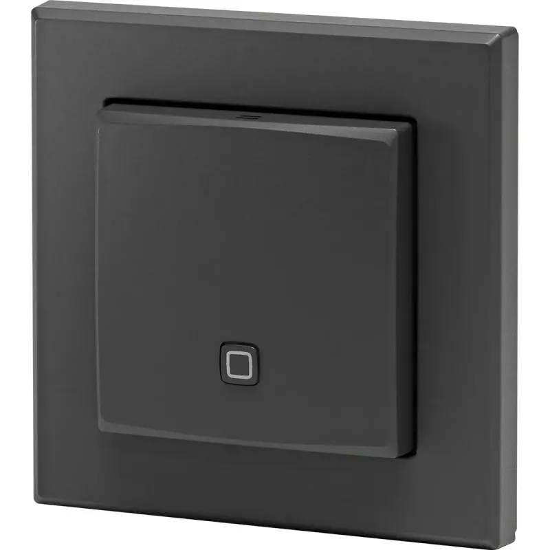 Binnentemperatuur- en vochtigheidssensor HomeMatic HmIP‑STH‑A antraciet, draadloze smart-home-sensor