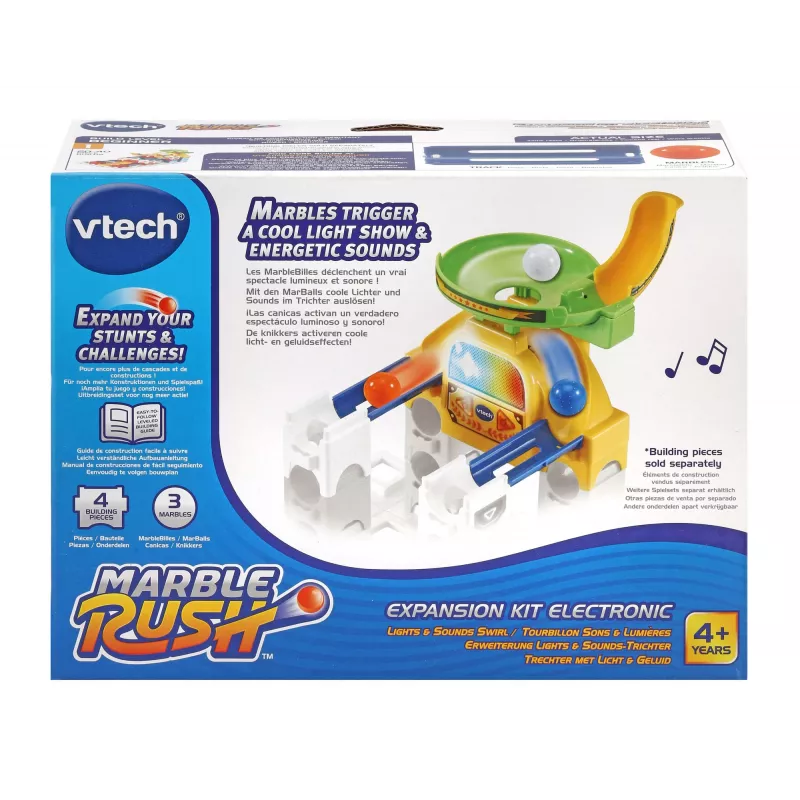 VTech Marble Rush - uitbreidingsset elektronisch - trechter, 4 jaar, geluid, AA, kunststof, veelkleurig