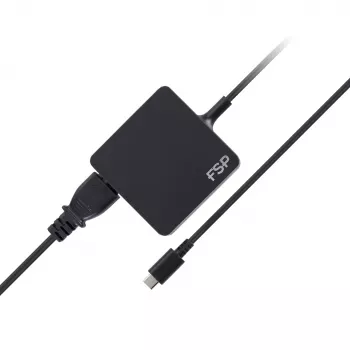 FSP NB C 65 adapter PD, uitgang: 5 V, 9 V, 12 V, 15 V, 20 V, universeel, binnen, 100 - 240 V, 50/60 Hz, 65 W, 5 - 20 V